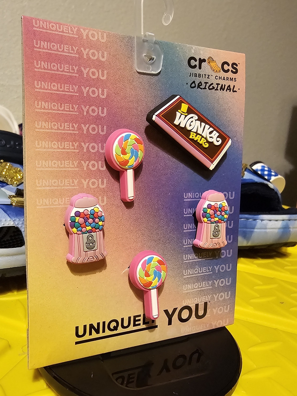 Authentic Pink Candy & Wonka Crocs Jibbitz - Picture 2 of 4